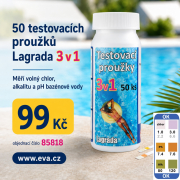 Tester 3 parametry Lagrada chl�r, pH, alkalita, 50ks