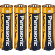 4x alkalick� baterie Panasonic BRONZE LR6, AA