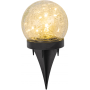 Lampa sol�r sklo 19x10cm koule