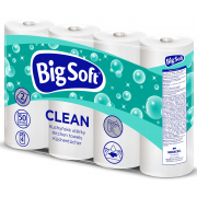 Ut�rky kuchy�sk� Big Soft Clean 2vrstv�, 4 role, 41 m