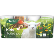 Toaletn� pap�r TENTO Kids 3 vrstv� 8 rol�, 144 m