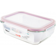 D�za sklen�n� s t�sn�n�m MagicHome CLIP 0,65l, obd�ln�kov�