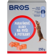 BROS paraf�nov� bloky na my�i a potkany 250 g